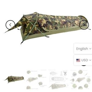 Deertop one person 3 season camo Divi tent